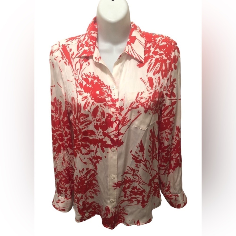 Equipment Feminine SILK Blouse XS Floral Button Down Glamorous Luxury Business